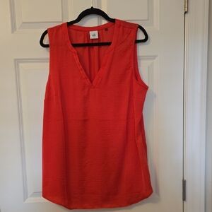 Cabi Women's Bold Red Sleeveless Top.  Like New.  Never worn.